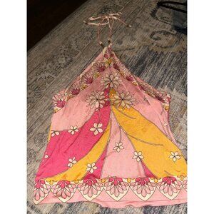 90s vintage pink halter top